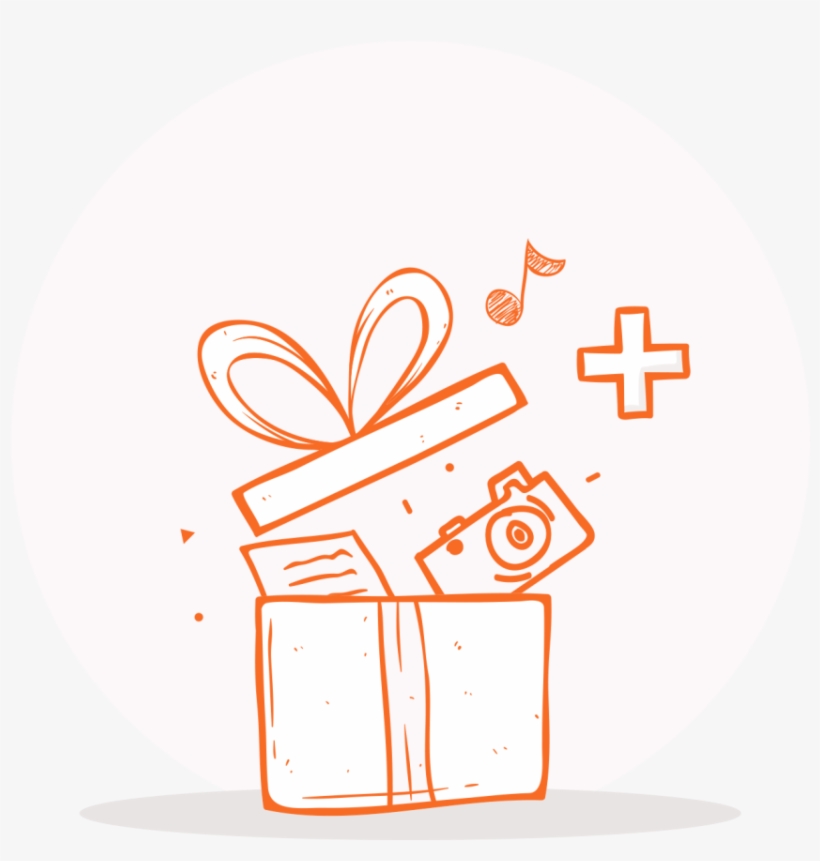 Upload Pictures, Choose A Song And Customize Your Wedding - Circle, transparent png #7967805