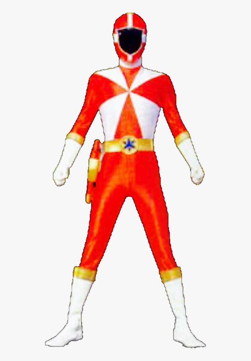 Red Lightspeed Ranger & Gored - Power Rangers Lightspeed Rescue, transparent png #7967881