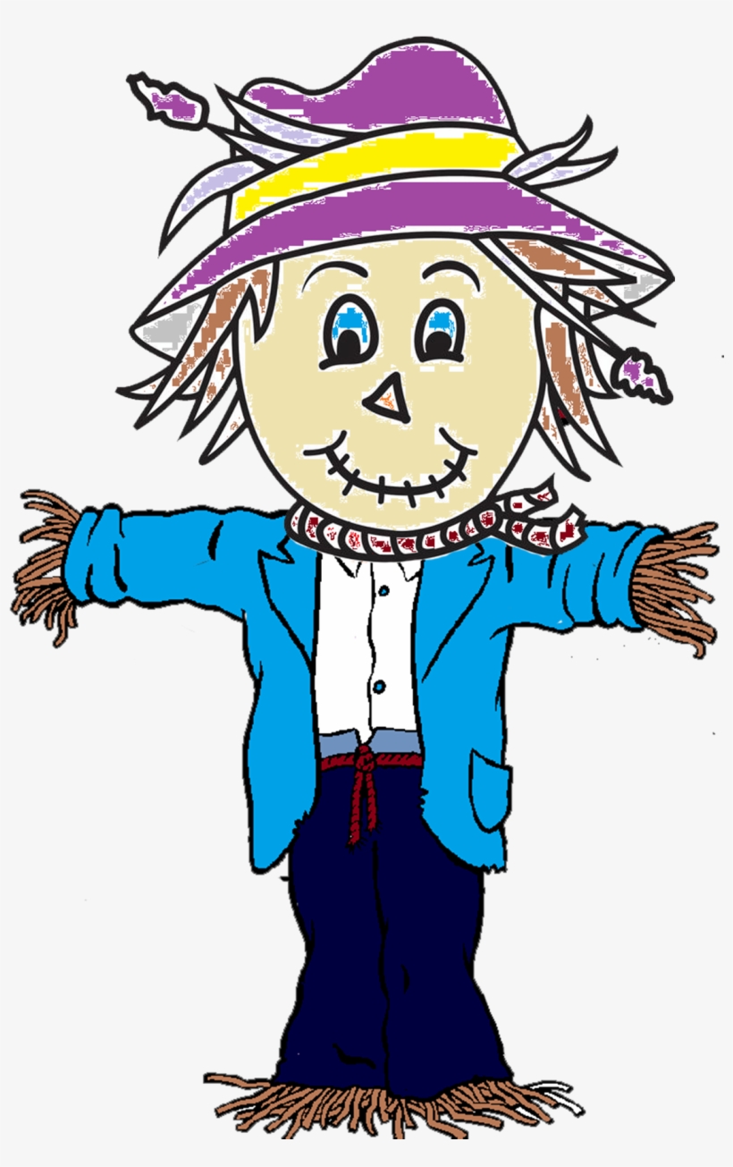 Scarecrow - Pumpkin Scarecrow Coloring Sheets, transparent png #7968061