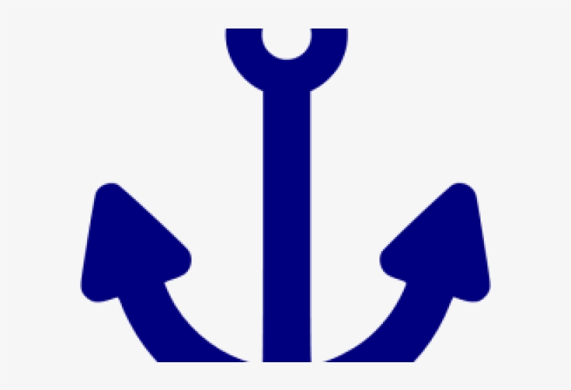 Dark Blue Clipart Navy Anchor - Anchor Icon Free, transparent png #7968337