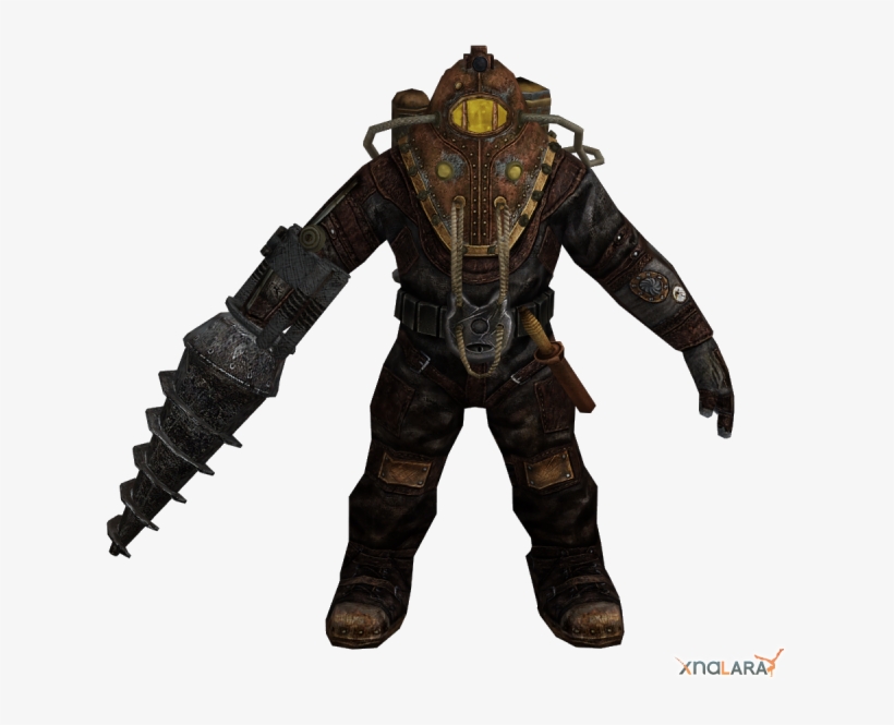 Subject Delta Custom Model By Toughraid R - Bioshock 2 Subject Delta Model, transparent png #7969326