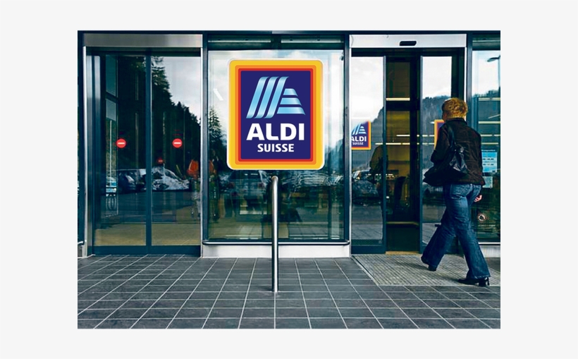 Photo Taken At Aldi Suisse By Business O - Banner, transparent png #7969622