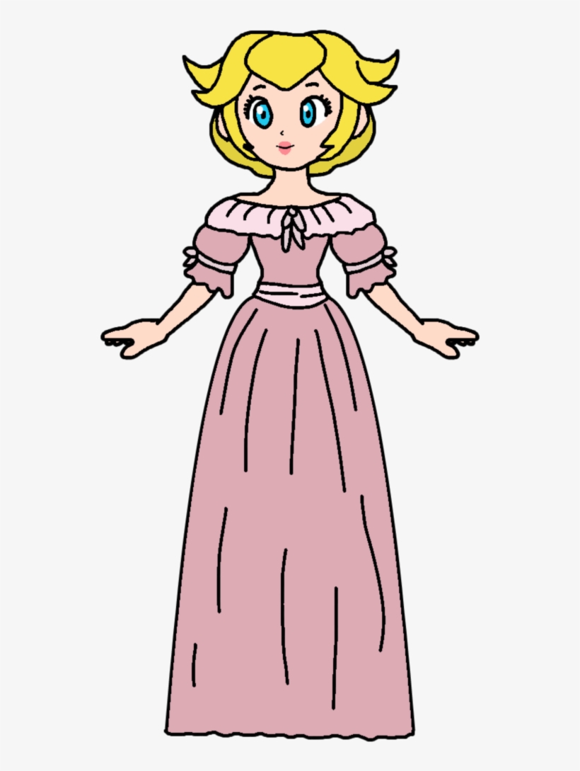 Beauty Cinderella In Pink Dress - Princess Peach Katlime, transparent png #7970671