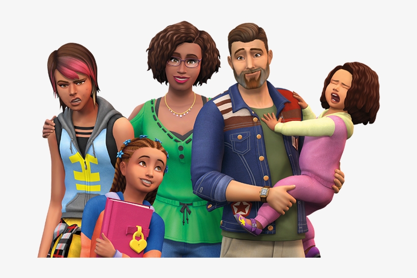Sims 4 Parenthood Family, transparent png #7970727