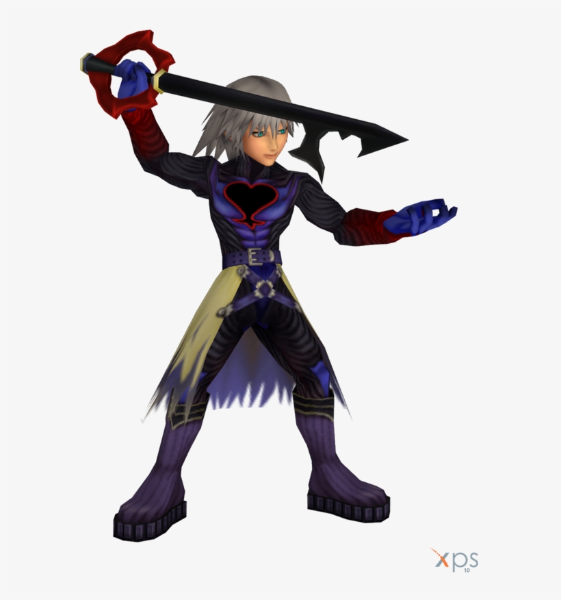 Riku Kh 1 Xps By Lexakiness-d6rasgh - Riku Dark Form, transparent png #7970781