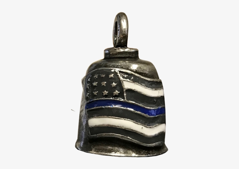 Thin Blue Line American Flag - Locket, transparent png #7970977