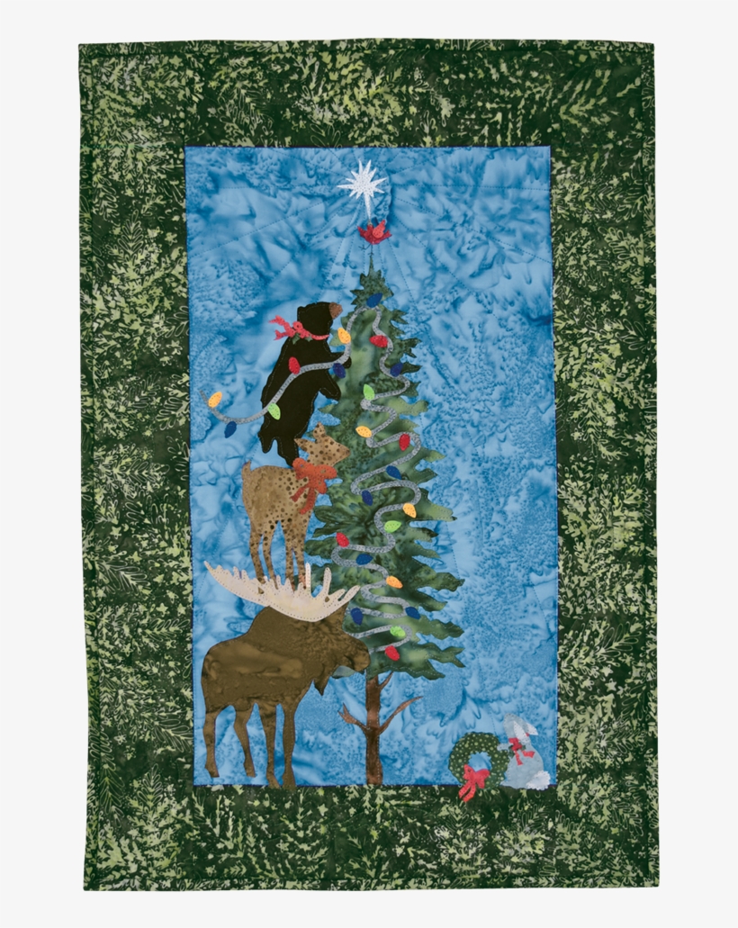Pattern~o' Christmoose Tree Christmas By Mckenna Ryan - Patchwork, transparent png #7971443