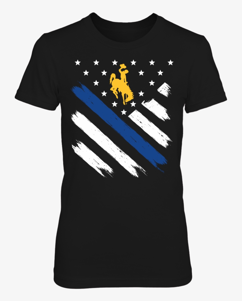 Diagonal Thin Blue Line - University Of Wyoming, transparent png #7972008