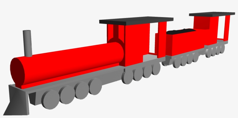 Train Render - 3d Train Modelling, transparent png #7972208
