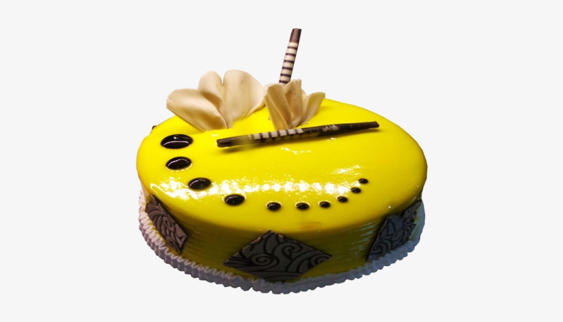 Yellow Pineapple Cake - Birthday Cake, transparent png #7972861