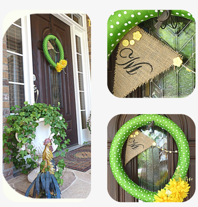 Pool Noodle Wreaths 40 Ways To Use A Pool Noodle Debbiedoo - Pool Noodle Wrapped In Burlap, transparent png #7973121