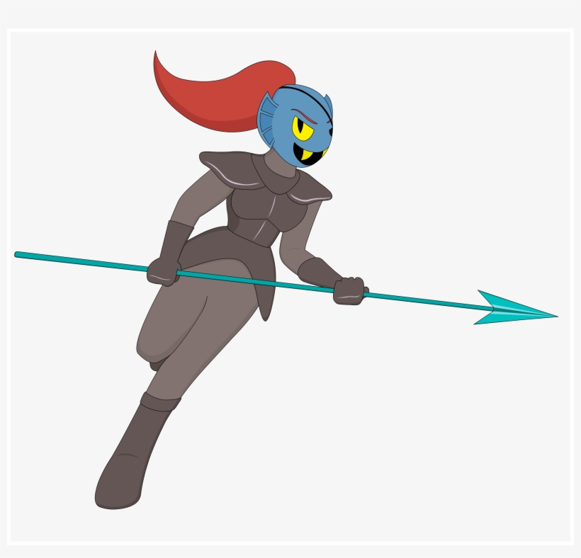 Undyne - Cartoon, transparent png #7973756