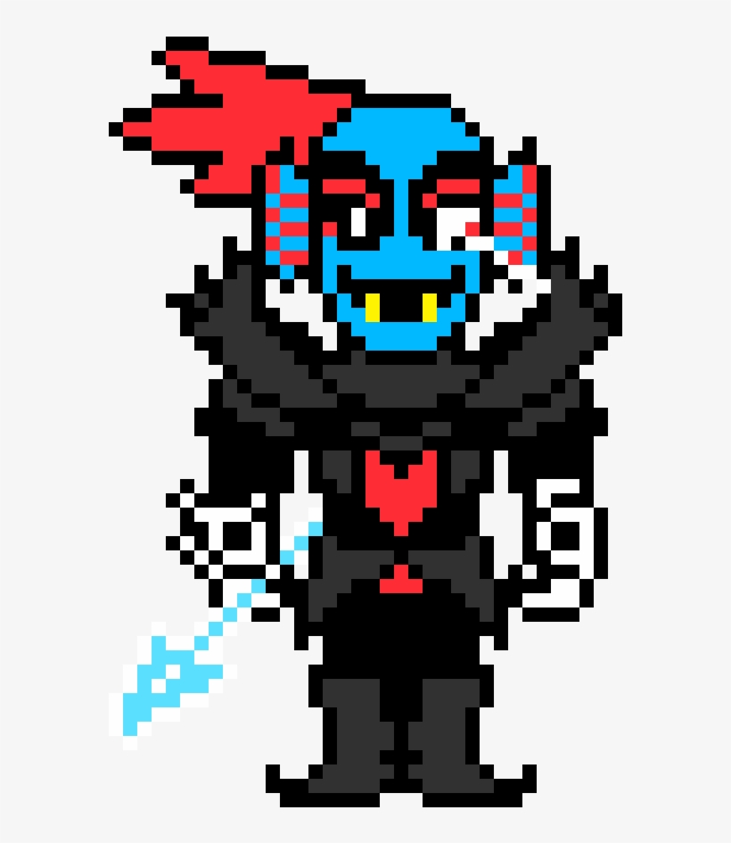 Image Warriorstale Undyne Spritepng Undertale Au Wiki - Undertale Undyne The Undying Sprite, transparent png #7974054