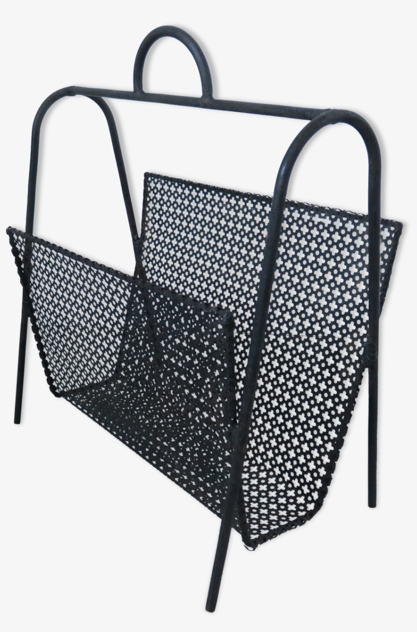 Door Magazines Perforated Metal Clover 50s 60s - Club Chair, transparent png #7974056