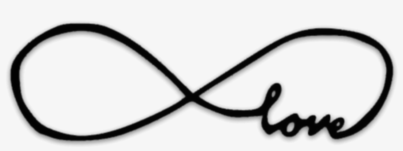 Infinity Forever Ever Love Tumblr Doddle Black Simple - Bff Png, transparent png #7974774