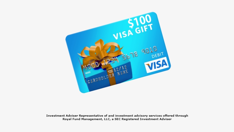 $100 Visa Gift Card Giveaway, transparent png #7975251