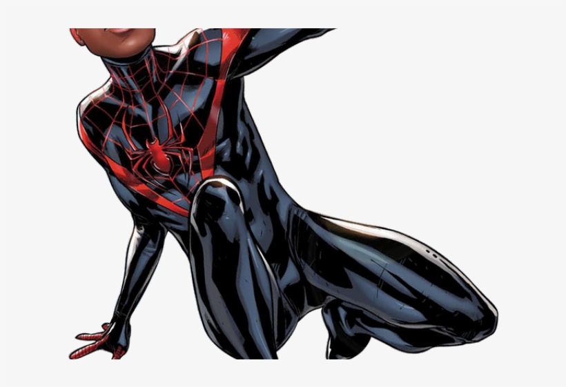 Spiderman Clipart Peter Parker - Spider Man Miles Morales Meme, transparent png #7975346