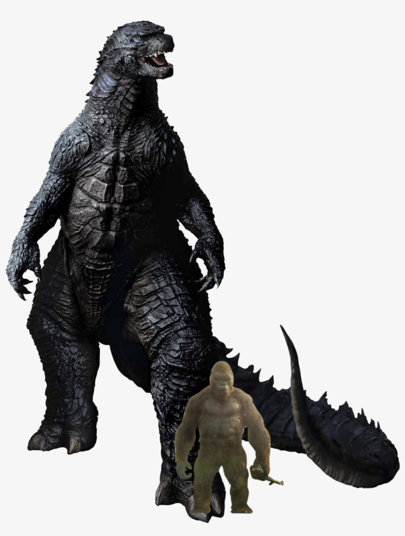 Kong Skull Island Post Credits Scene - Godzilla 2014 Vs Kong 2017 Size, transparent png #7975628