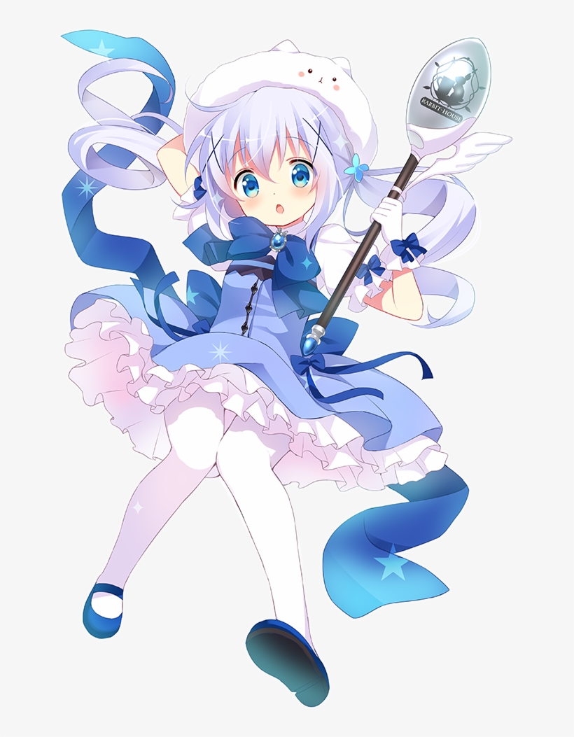 'is The Order A Rabbit' Gets A Magical Girl Spin-off, - Chino Kafuu Magical Girl, transparent png #7975869