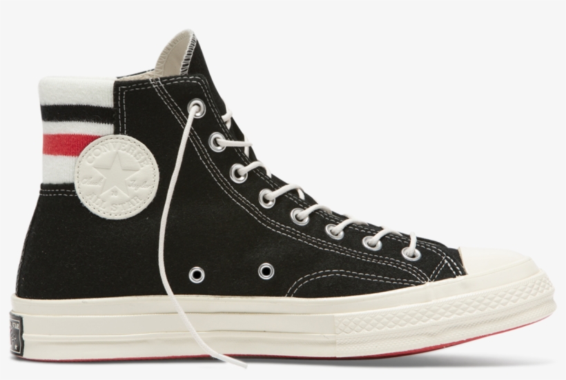 Chuck Taylor All Star 70 Retro Stripe High Top Black - Converse 70 Retro Stripe High Top, transparent png #7976297