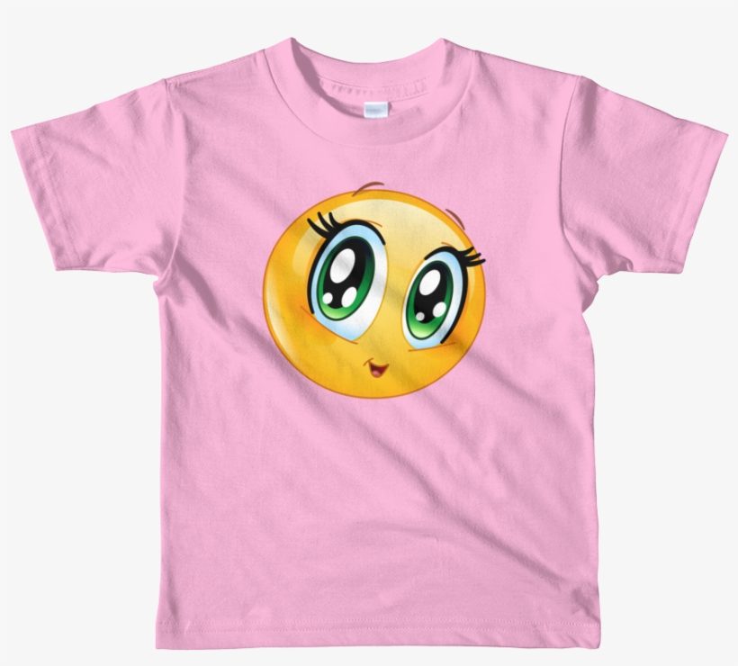 Emoji Face Kids T-shirt - T-shirt, transparent png #7976342