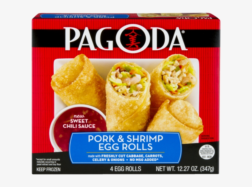 Meals - Pagoda Egg Rolls, transparent png #7976407