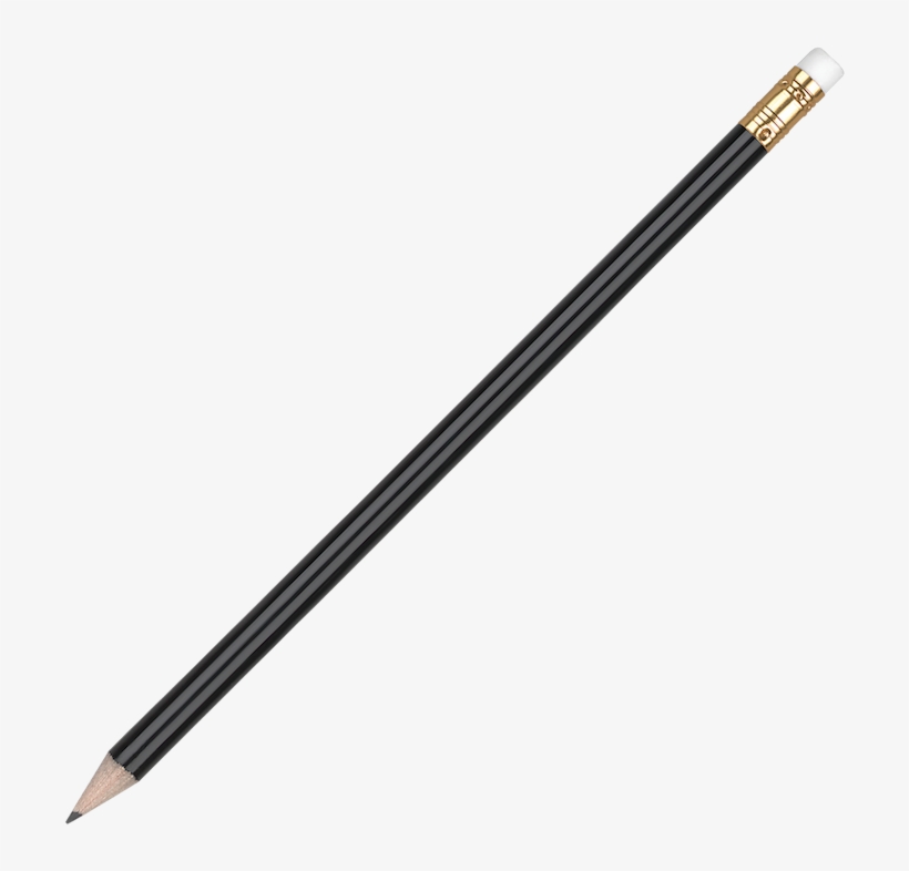Promotional Oro Round Wooden Pencil With Eraser Cheap - F Dick Sharpening Steel, transparent png #7976610