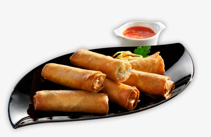 Asian - Chicken Spring Rolls Png, transparent png #7976614