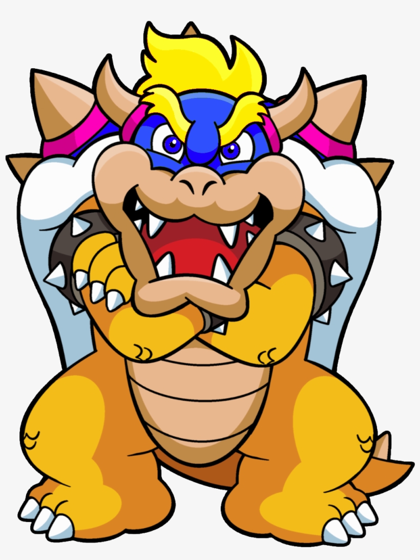 Ahaz Koopa 2d Artwork - Bowser Png Art, transparent png #7977118