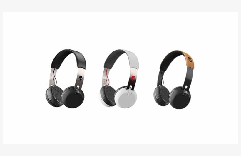 Skullcandy Wireless Headphone, Grind Wireless Bluetooth - Headphones, transparent png #7977121