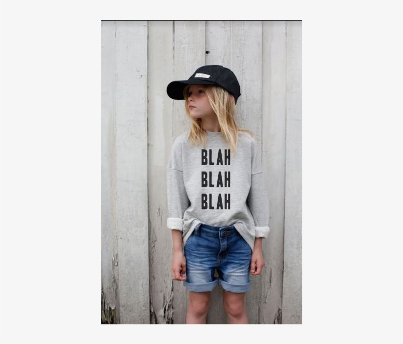 Kids Sweater Blah Blah Blah - Sorry Boys Daddy Says No Dating, transparent png #7977859