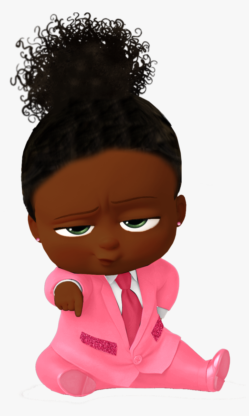 Boss - Black Girl Boss Baby, transparent png #7978106