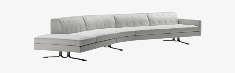 Sofa By Jean-marie Massaud For Poltrona Frau - Studio Couch, transparent png #7978150