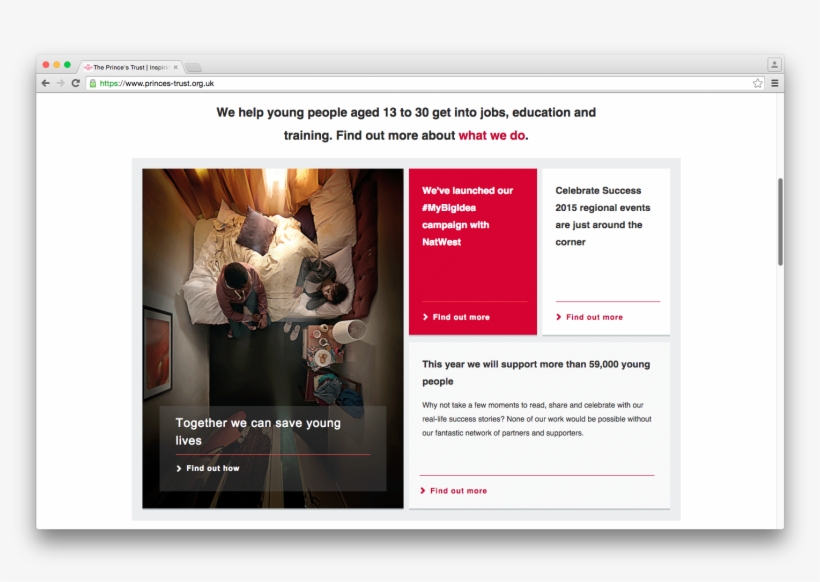 Princes Trust Site - Website, transparent png #7978718