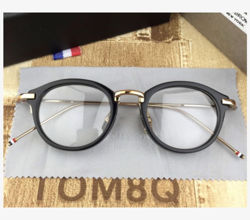 Men's High Quality Round Glasses Optical Frame - Circle, transparent png #7979199