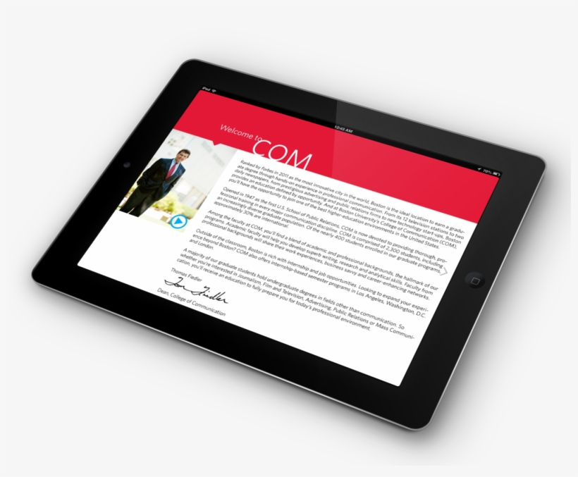 Boston University "caramel" Mobile App - Tablet Computer, transparent png #7979812