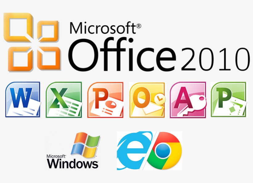 Microsoft Office 2010 Courseware Bundle Microsoft Office 2010 Free Transparent PNG Download