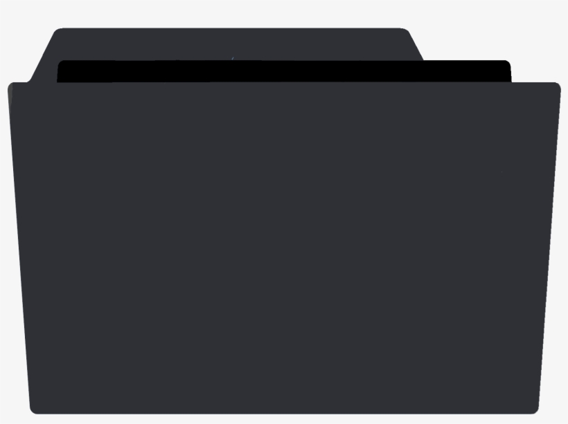 M -ahfolderblack - Desk, transparent png #7981352