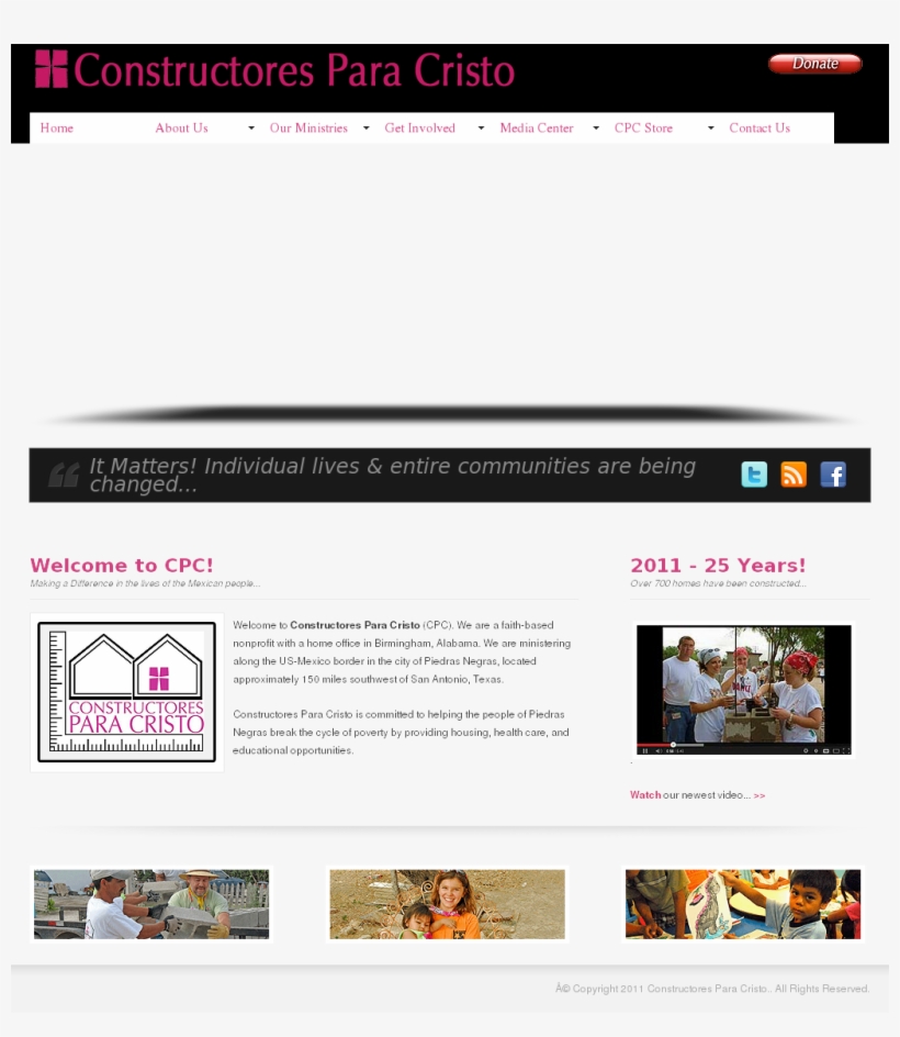 Constructores Para Cristo Competitors, Revenue And - Web Page, transparent png #7982412