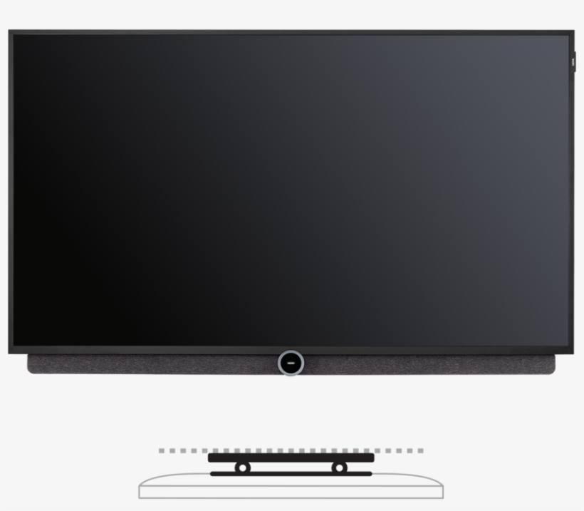 Loewe Bild 3 Oled 55″ 4k Smart Tv - Led-backlit Lcd Display, transparent png #7982629