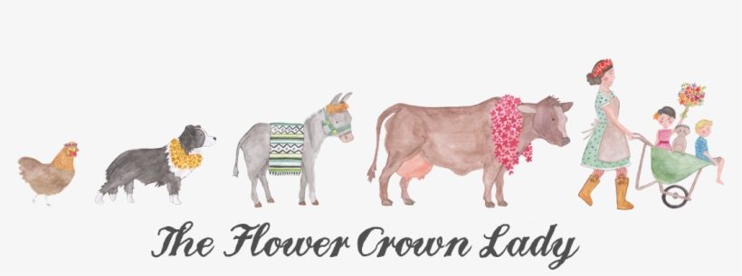 The Flower Crown Lady - Working Animal, transparent png #7983752