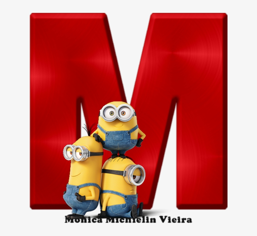 Alfabeto Vermelho Com Minions Png - Minion Wallpaper Hd For Mobile, transparent png #7983836