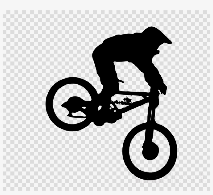 Free Png Download Keep Calm Ride A Bike Png Images - Mountain Bike Silhouette Png, transparent png #7986092