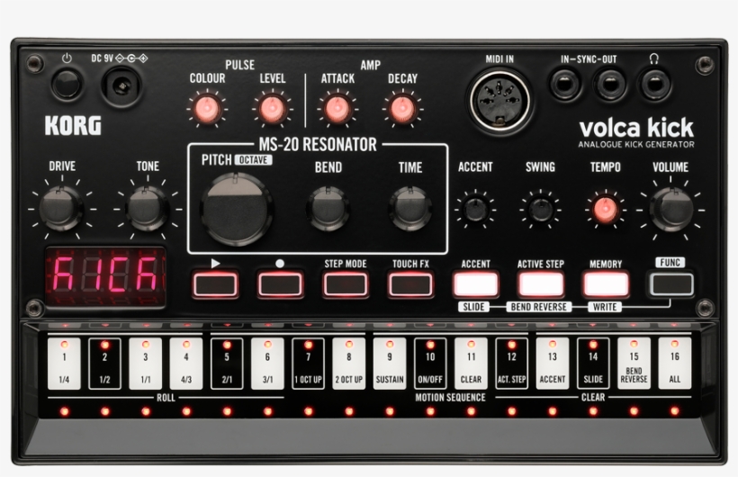 Slant View - Korg Volca Kick Analog Kick Generator, transparent png #7986479