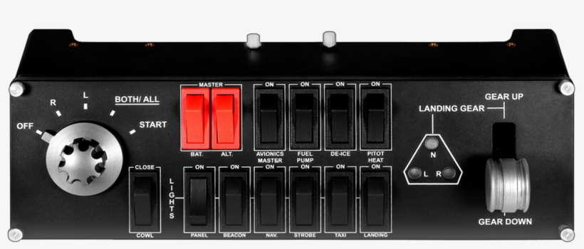 Flight Switch Panel - Logitech G Saitek Pro Flight Switch Panel, transparent png #7986909