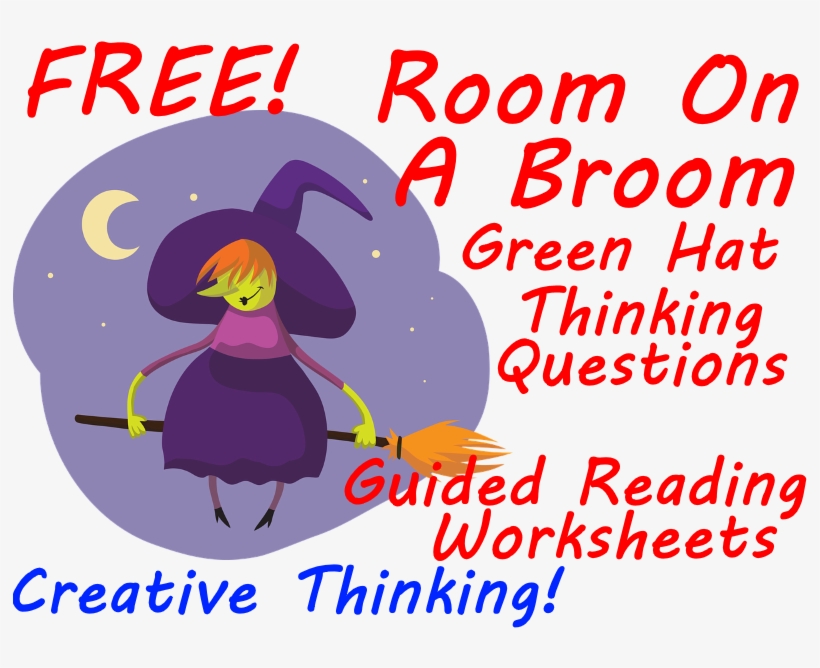 Free Room On Broom Creative Thinking Worksheets Make - Cartoon, transparent png #7987335