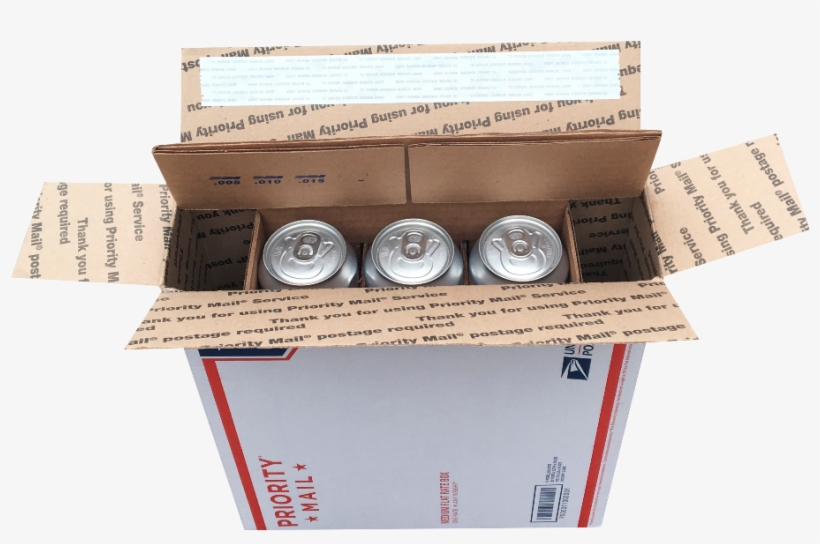 6 Pack Usps Flat Rate Can Shipper - Wood, transparent png #7987416