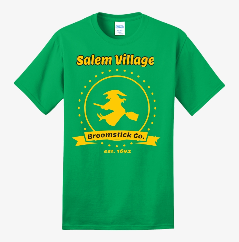 Salem Village Broomstick Co - Active Shirt, transparent png #7987483