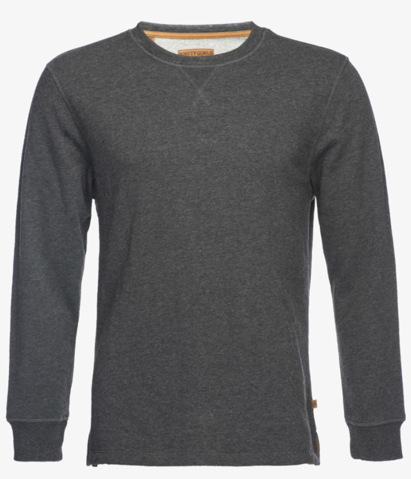 Burnout Pullover Crew - Long-sleeved T-shirt, transparent png #7987646