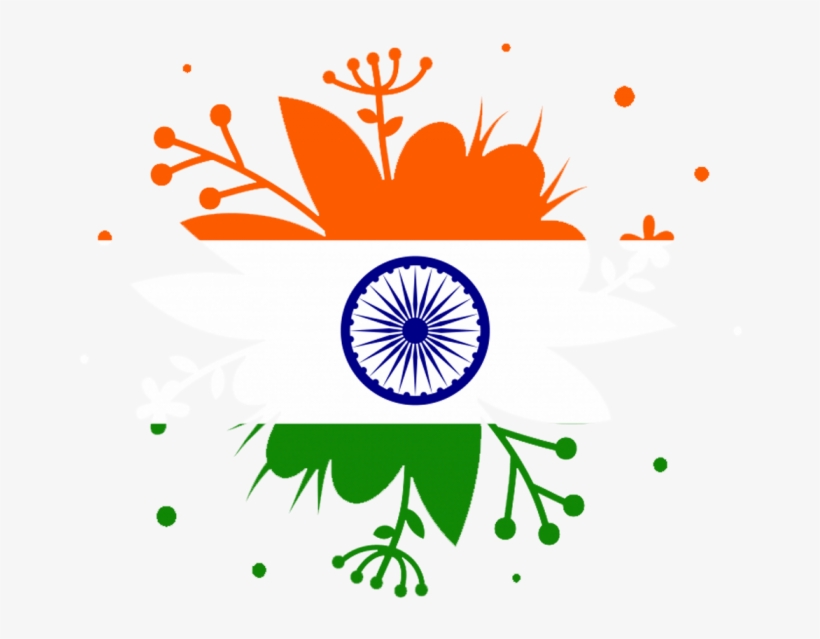Creative Grunge Brush Splash For Republic Day Of India - Flag Of India, transparent png #7987690